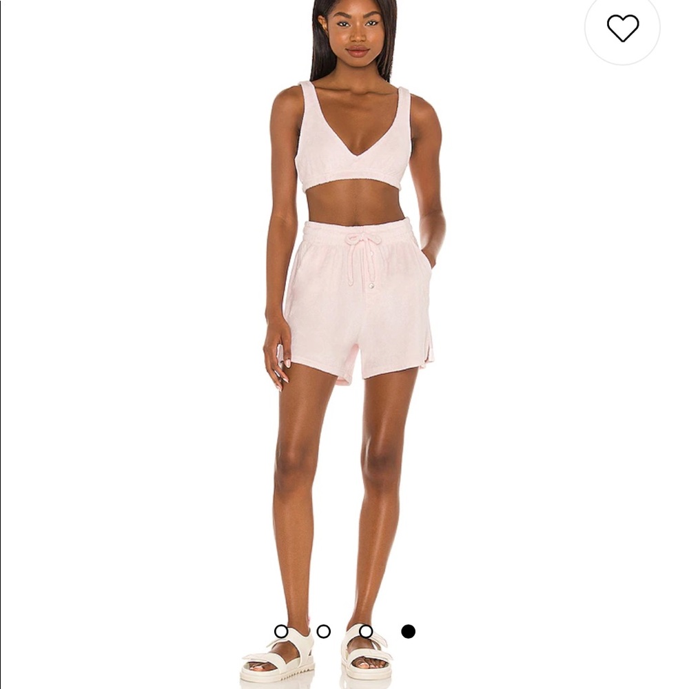 DONNI Terry Set in Peony Pink (NWT)